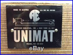 Unimat Combination Lathe, Drill Press, Milling Machine
