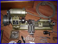 Unimat DB200 precision jewelers lathe and rare accessories in great condition