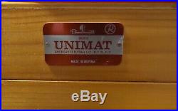 Unimat Db200 Mini Lathe Accessories, Original Wood Box Made In Austria