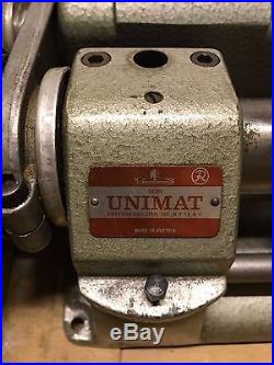 Unimat Lathe in Original Wooden Box With Pedal Made in Austria