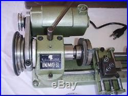 Unimat SL-1000 miniature or jewelers lathe #DB-200, made by Edelstaal in Austria