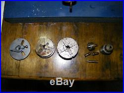 Unimat Sl1000 Mini Jewelers, Hobby Lathe / Mill/ Saw With Original Wood Box