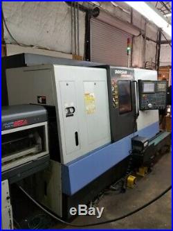Used 2007 Daewoo Puma 2000SY CNC Live Tool Y Axis Sub Spin Turning Center Lathe