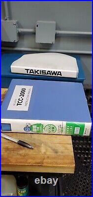 Used 2012 Takisawa TCC-2000L3 CNC Turning Center Lathe Fanuc Tailstock Tool Eye