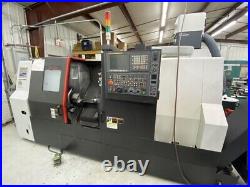 Used 2015 Samsung SL-25 1000 CNC Turning Center Lathe Tailstock Tool Setter 30hp