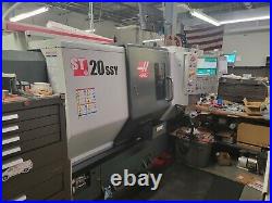 Used 2020 Haas ST-20 SSY Live Tool CNC Turning Center Lathe Y Axis Tailstock