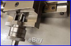 Used Derbyshire Elect lathe cross slide watchmakers jewelers + Levin tool post
