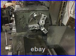 Used HES Type 550 Engine Manual Lathe 4 Position Tool Post 10 Chuck 100 Center