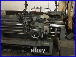 Used HES Type 550 Engine Manual Lathe 4 Position Tool Post 10 Chuck 100 Center