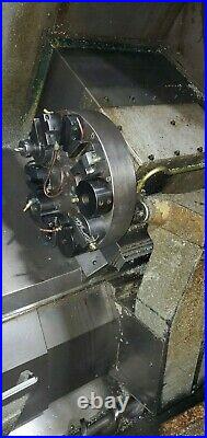 Used Haas SL-20T CNC Turning Center Lathe Tailstock Haas Servo Tool Setter 1999