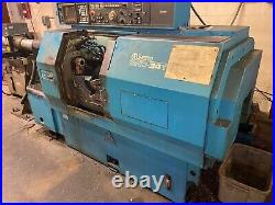Used Miyano BND-34T CNC Turning Center Live Tool Twin Turret Lathe with Barfeed