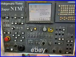 Used Nakamura Tome NTM3 3 Turret Y Axis Live Tool Sub CNC Turning Center Lathe