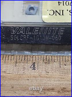 VALENITE SCLPRF0-060 Lathe Tool Holder 3/8 Shank 1pc With 16 NIB CARBIDE INSERTS