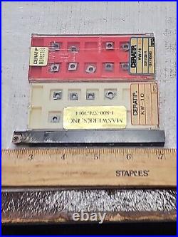 VALENITE SCLPRF0-060 Lathe Tool Holder 3/8 Shank 1pc With 16 NIB CARBIDE INSERTS