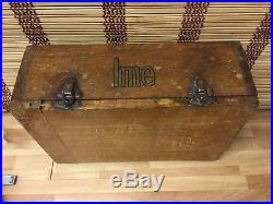 VINTAGE 8mm IME WATCHMAKERS LATHE & COLLETS FLIP OVER TOOL REST & BOXED