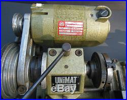 Vintage Edelstaal Unimat Sl1000 Auto-feed Bench Lathe Made In Austria