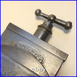 VINTAGE Machinist LATHE Compound XY Cross Slide & Tool Post PRATT & WHITNEY? US