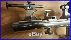 VINTAGE WATCHMAKERS G. Boley LATHE With Motor and Foot Pedal. Great Shapd