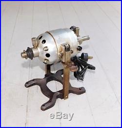 VINTAGE WOLF JAHN 8mm WATCHMAKER LATHE With COMPOUND TOOL REST, MOTOR, CTR. SHAFT