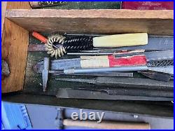 VTG Full of Tools Lathe DUNLAP 5-DRAWER MACHINIST TOOL BOX 20 x 8.5 x 13