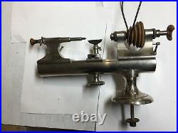 Vintage American Watch Tool Co. Watchmakers lathe 6mm, with collets. RARE