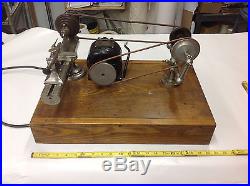 Vintage Ballou Whitcomb Jewelers Watchmaker Lathe Drawer of Tooling LOOK PHOTO