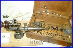 Vintage Boxed Set Watchmakers 6mm Collet LATHE F. LORCH Ring/Step Chucks, Jacot