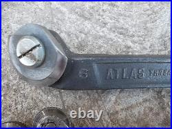 Vintage Classic Atlas Knurling Tool & No. 6 Threading Tool Metal Lathe