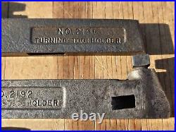 Vintage Craftsman 3pc. Turning Tool Holder Metal Lathe 2192 2194 2196 USA