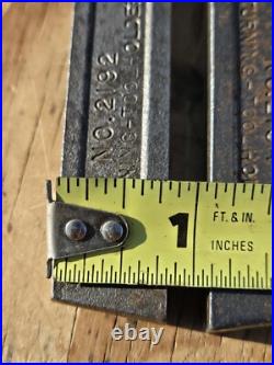 Vintage Craftsman 3pc. Turning Tool Holder Metal Lathe 2192 2194 2196 USA