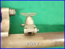 Vintage DERBYSHIRE Watchmakers 8 mm LATHE BED with WEBSTER Head Stock & tip over