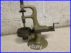 Vintage Elgin Watch Factory Watchmaker Drill Lathe Mill Production Drill Mach