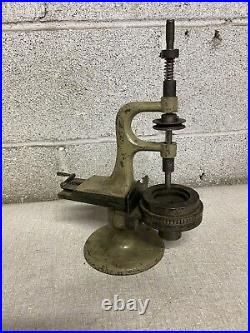 Vintage Elgin Watch Factory Watchmaker Drill Lathe Mill Production Drill Mach