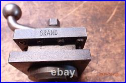 Vintage Grand Made In Germany Small Metal Lathe Tool Post Turret Assembly