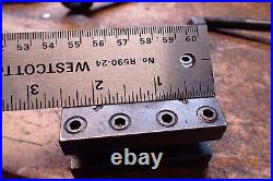 Vintage Grand Made In Germany Small Metal Lathe Tool Post Turret Assembly