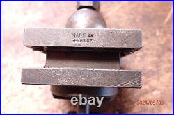 Vintage Grand Made In Germany Small Metal Lathe Tool Post Turret Assembly