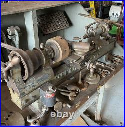 Vintage Hjorth Lathe 36 with Tooling Excellent Working Condition