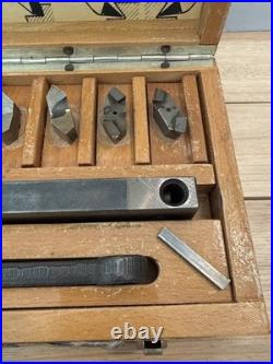 Vintage Impero T. 10 PLP-KIT Lathe Tool Holder & Carbide Turning Set Box RARE