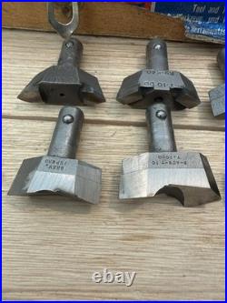 Vintage Impero T. 10 PLP-KIT Lathe Tool Holder & Carbide Turning Set Box RARE