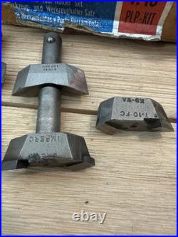 Vintage Impero T. 10 PLP-KIT Lathe Tool Holder & Carbide Turning Set Box RARE