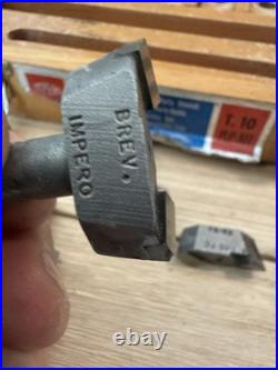 Vintage Impero T. 10 PLP-KIT Lathe Tool Holder & Carbide Turning Set Box RARE