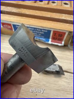 Vintage Impero T. 10 PLP-KIT Lathe Tool Holder & Carbide Turning Set Box RARE