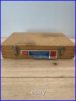 Vintage Impero T. 10 PLP-KIT Lathe Tool Holder & Carbide Turning Set Box RARE