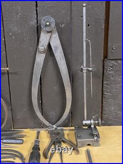 Vintage L. S. Starrett Tools Machinist Tools Rex Blue Chip Cutting Bars Lathe Wow