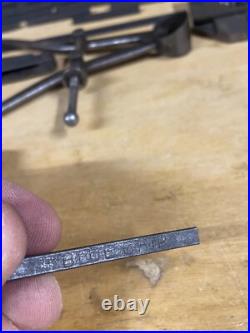 Vintage L. S. Starrett Tools Machinist Tools Rex Blue Chip Cutting Bars Lathe Wow