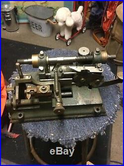 Vintage Lathe Milling Cutting Machine Engineers Tool