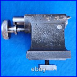 Vintage Lathe Tailstock with Adjustable Dead Center Tool used