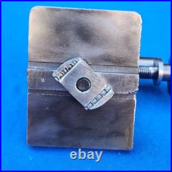 Vintage Lathe Tailstock with Adjustable Dead Center Tool used