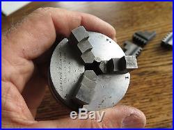 Vintage Leavitt Machine Co. 3 Jaw Chuck For Miniature Watchmakers 8mm Lathe