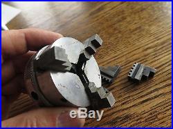 Vintage Leavitt Machine Co. 3 Jaw Chuck For Miniature Watchmakers 8mm Lathe